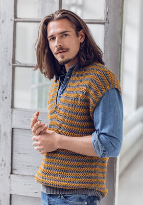 SLIPOVER Cool Wool Big & Cool Wool Big Melange - Strikkeoppskrift (NO) fra Lana Grossa