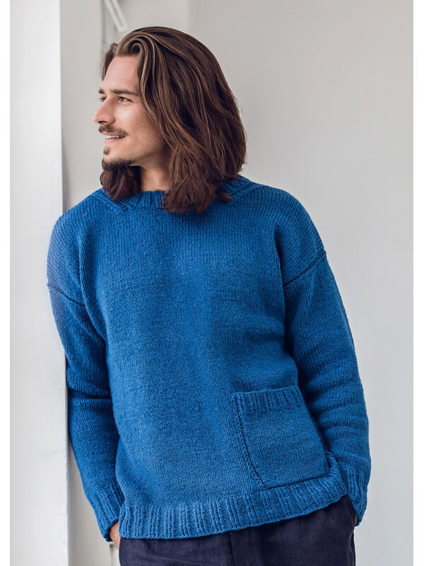 Lana Grossa PULLOVER Alta Moda Alpaca - Strikkeoppskrift (NO)