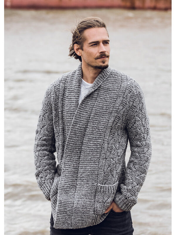 Lana Grossa CARDIGAN Fusione - Strikkeoppskrift (NO)