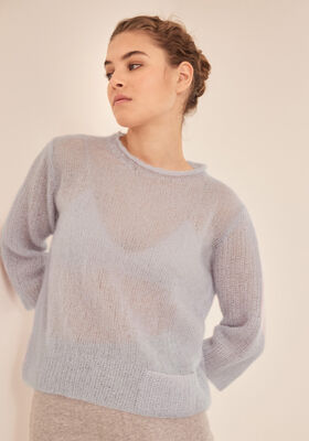 PULLOVER Silkhair - Strikkeoppskrift (NO) fra Lana Grossa