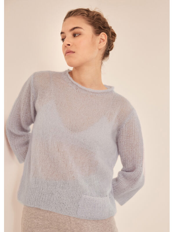 Lana Grossa PULLOVER Silkhair - Strikkeoppskrift (NO)