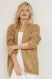 Lana Grossa CARDIGAN Silkhair & Brillino - Strikkeoppskrift (NO)