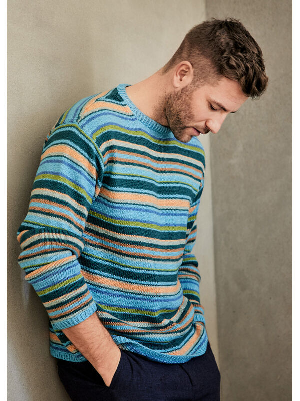 Lana Grossa PULLOVER Linarte - Strikkeoppskrift (NO)