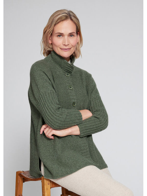 Lana Grossa CARDIGAN Cashmere 16 Fine - Strikkeoppskrift (NO)