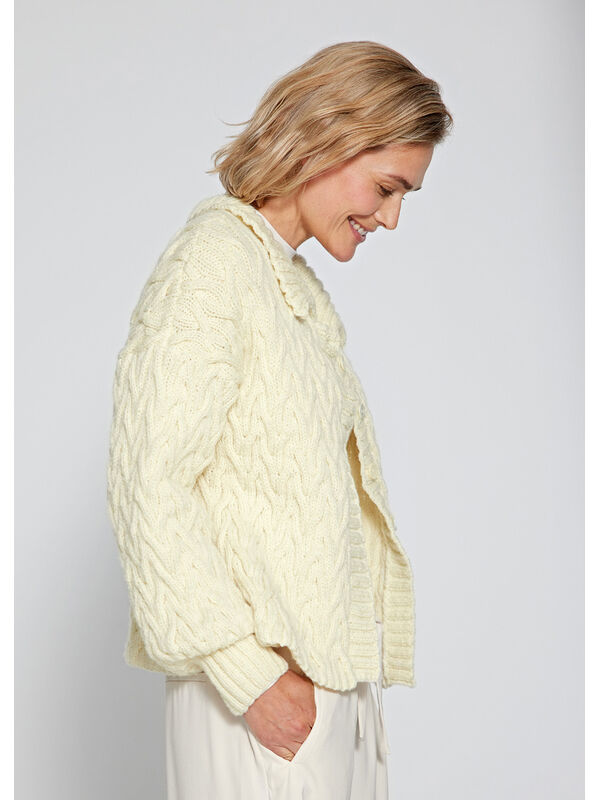 Lana Grossa CARDIGAN Cool Merino - Strikkeoppskrift (DK)