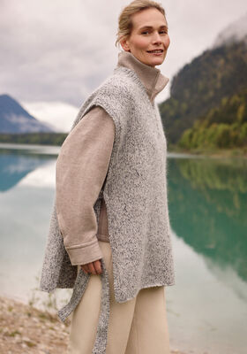 SLIPOVER Cool Merino & Silkhair - Strikkeoppskrift (DK) fra Lana Grossa