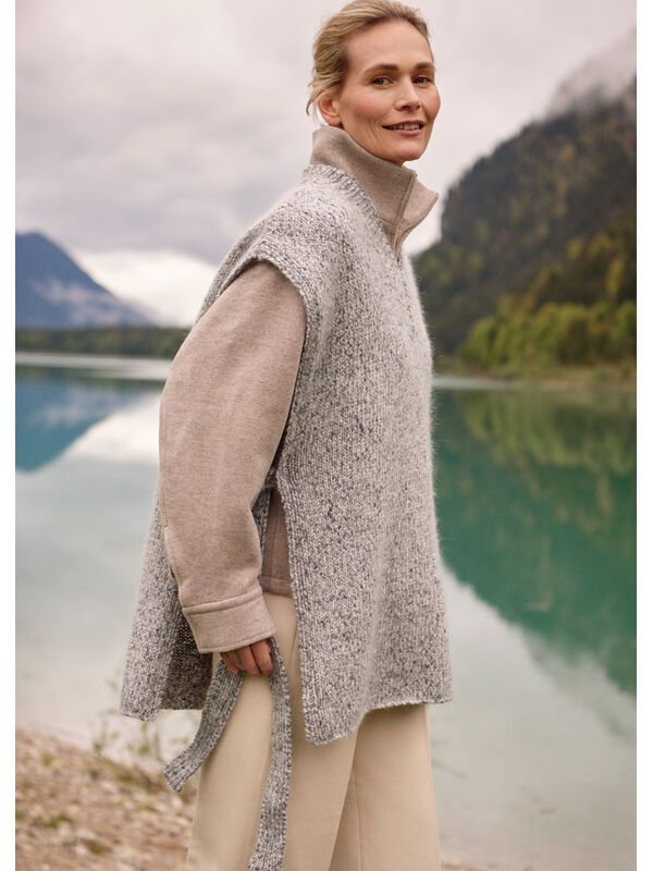 Lana Grossa SLIPOVER Cool Merino & Silkhair - Strikkeoppskrift (DK)