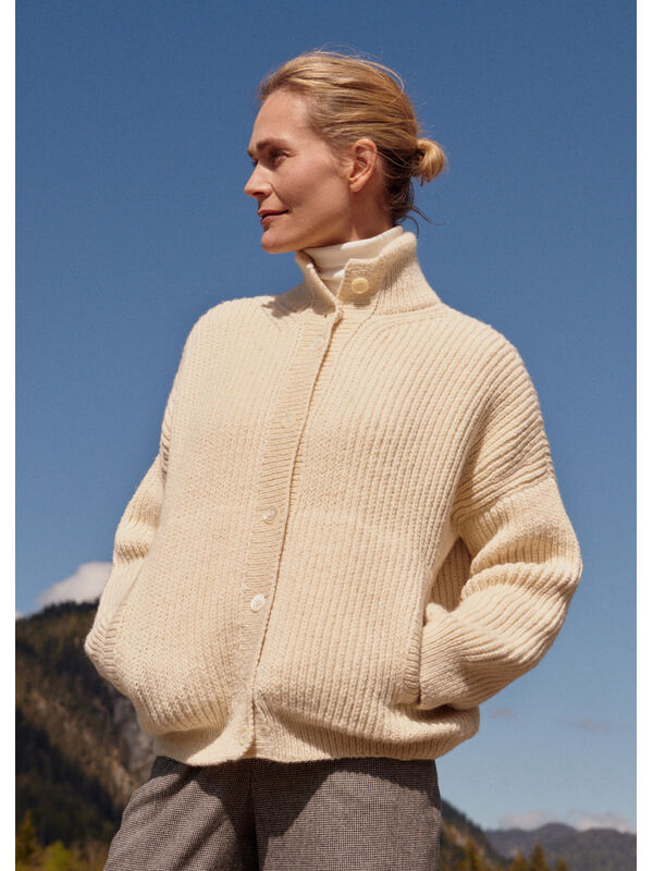 Lana Grossa CARDIGAN Alta Moda Alpaca - Strikkeoppskrift (NO)