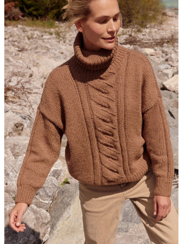 Lana Grossa PULLOVER Alta Moda Cashmere 16 - Strikkeoppskrift (DK)