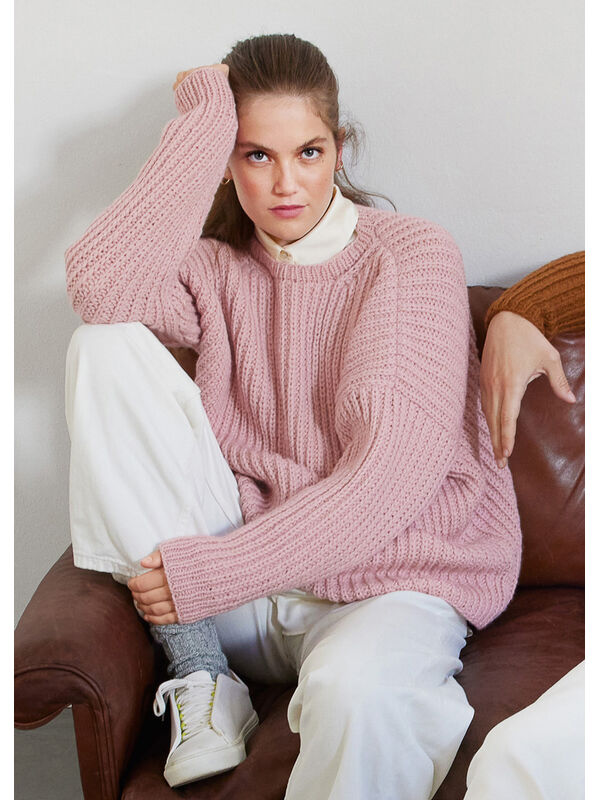 Lana Grossa PULLOVER Alta Moda Cashmere 16 - Strikkeoppskrift (DK)