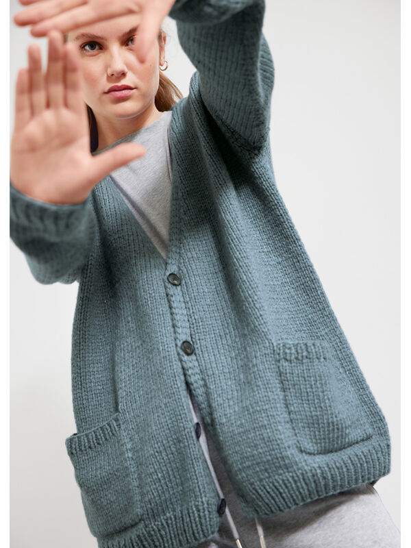Lana Grossa CARDIGAN Alta Moda Cashmere 16 - Strikkeoppskrift (NO)