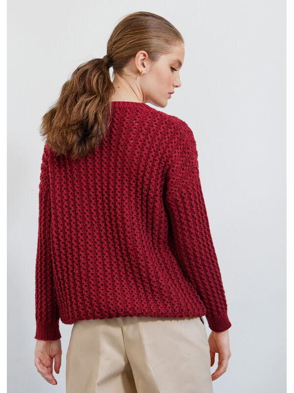 Lana Grossa PULLOVER Cool Merino - Strikkeoppskrift (DK)