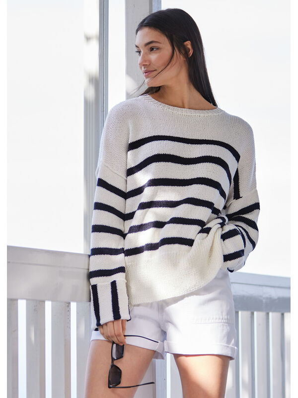 Lana Grossa PULLOVER Alta Moda Cotolana - Strikkeoppskrift (NO)