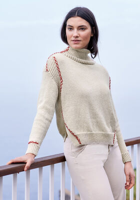PULLOVER Alta Moda Cotolana - Strikkeoppskrift (DK) fra Lana Grossa
