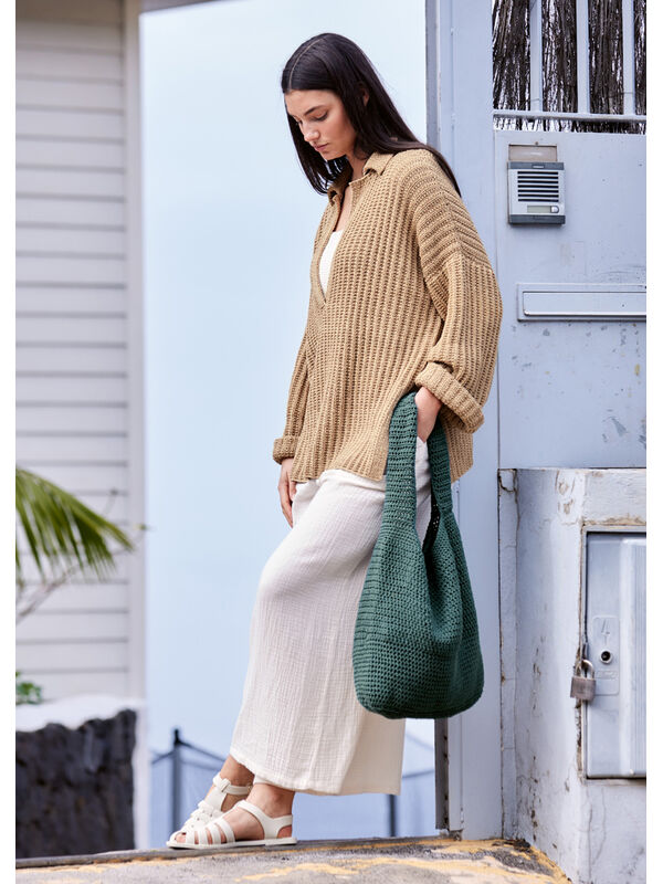 Lana Grossa SHOPPING BAG Elastico - Hekleoppskrift (DK)