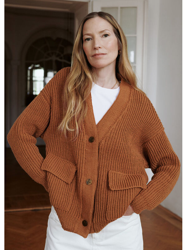 Lana Grossa CARDIGAN Cool Wool - Strikkeoppskrift (SE)