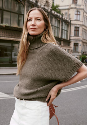 PULLOVER Cool Wool Mélange - Strikkeoppskrift (SE) fra Lana Grossa