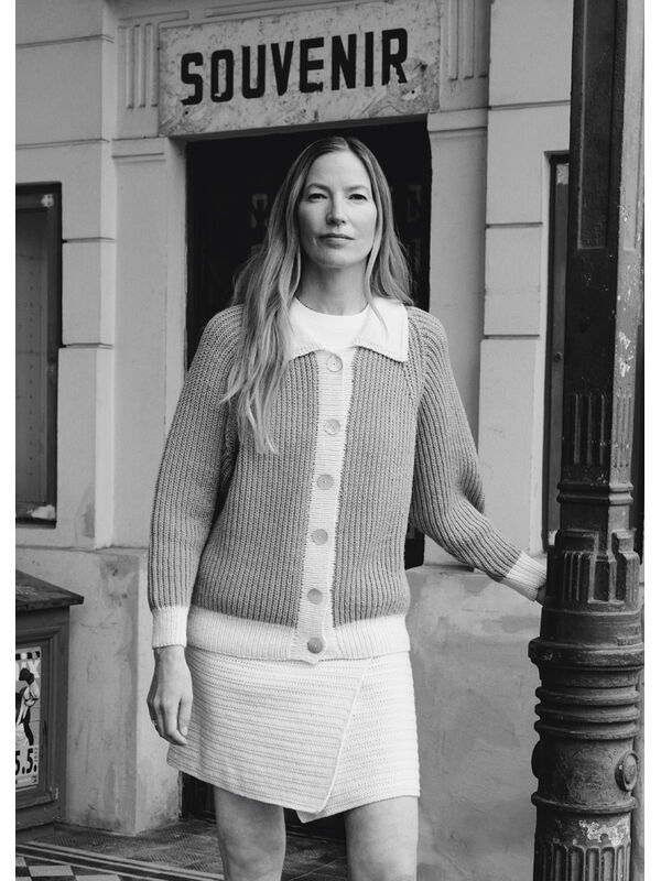 Lana Grossa JAKKE Cool Wool Big - Strikkeoppskrift (SE)