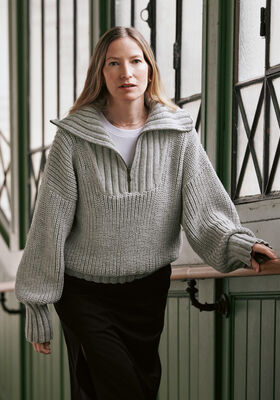 PULLOVER Cool Wool Big - Strikkeoppskrift (SE) fra Lana Grossa