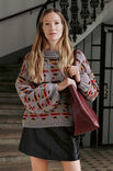 Lana Grossa PULLOVER Alta Moda Cashmere 16 & Country Tweed - Strikkeoppskrift (SE)
