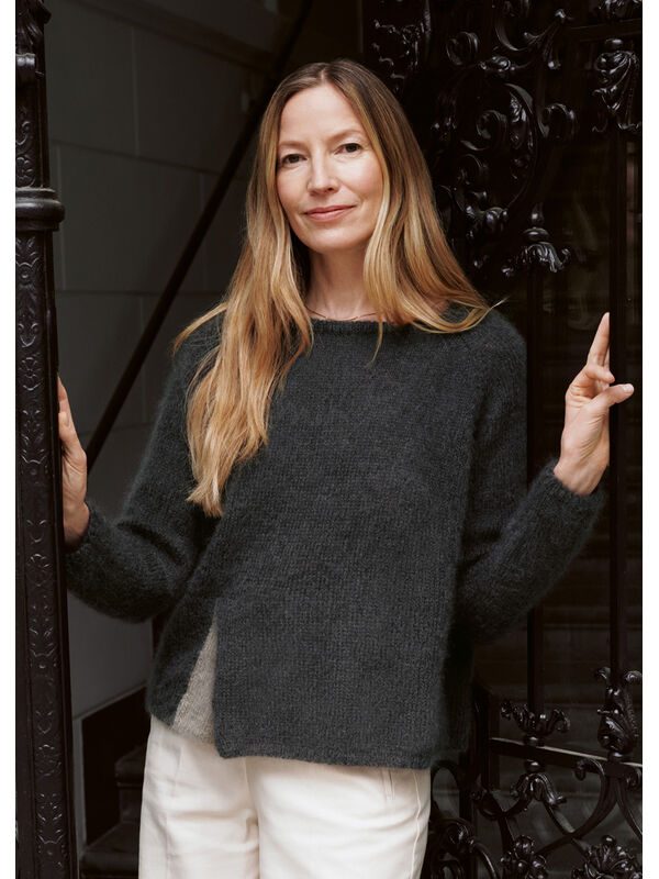 Lana Grossa PULLOVER Silkhair - Strikkeoppskrift (SE)