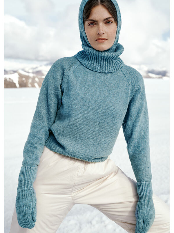 Lana Grossa PULLOVER Cashmere 16 Fine - Strikkeoppskrift (SE)