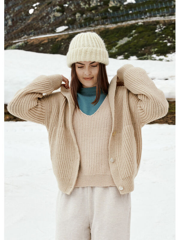 Lana Grossa LUE Alta Moda Cashmere 16 & Silkhair - Strikkeoppskrift (SE)