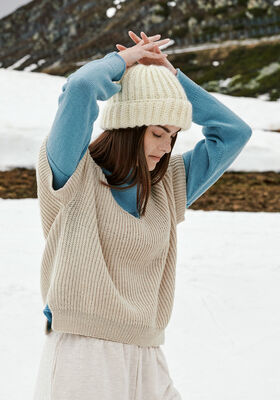 SLIPOVER Cool Wool  - Strikkeoppskrift (SE) fra Lana Grossa