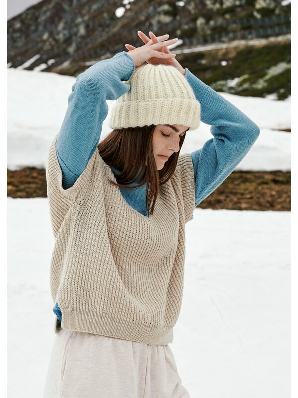 Lana Grossa SLIPOVER Cool Wool - Strikkeoppskrift (SE)