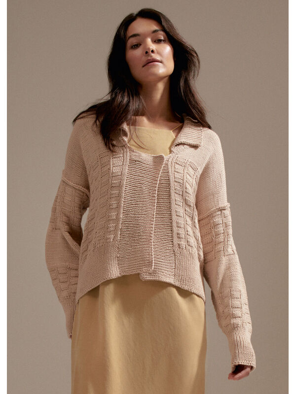 Lana Grossa CARDIGAN Landlust Baumwolle - Strikkeoppskrift (SE)
