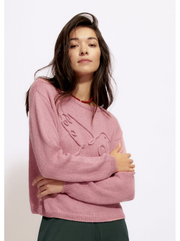 Lana Grossa PULLOVER Alta Moda Cotolana - Strikkeoppskrift (SE)