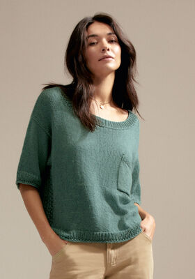 T-SHIRT Alta Moda Cotolana - Strikkeoppskrift (SE) fra Lana Grossa