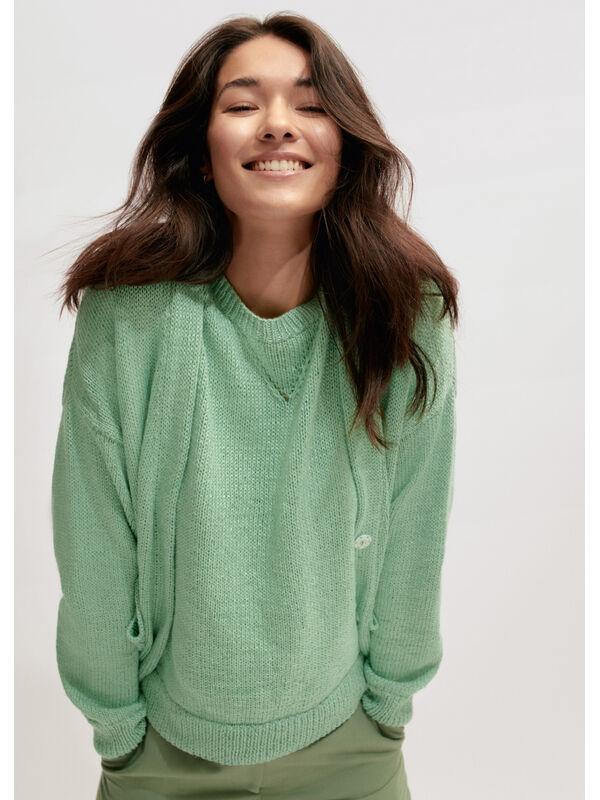Lana Grossa CARDIGAN Linarte - Strikkeoppskrift (SE)