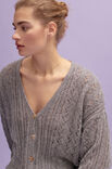 Lana Grossa CARDIGAN Ecopuno - Strikkeoppskrift (SE)