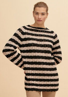PULLOVER Elastico - Strikkeoppskrift (SE) fra Lana Grossa