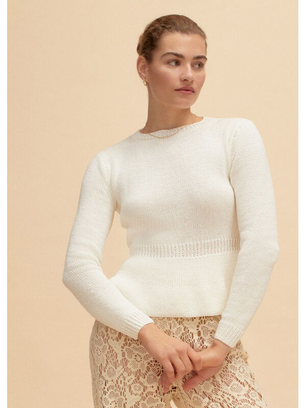 Lana Grossa PULLOVER Elastico - Strikkeoppskrift (SE)