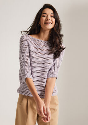 PULLOVER Linarte - Strikkeoppskrift (SE) fra Lana Grossa