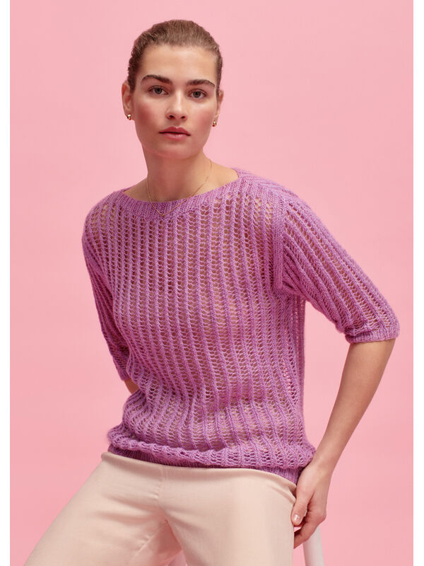 Lana Grossa PULLOVER Ecopuno - Strikkeoppskrift (SE)