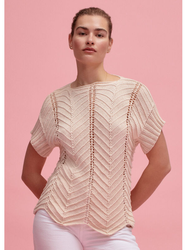 Lana Grossa T-SHIRT Landlust Baumwolle - Strikkeoppskrift (SE)