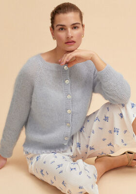 CARDIGAN Silkhair - Strikkeoppskrift (NO) fra Lana Grossa