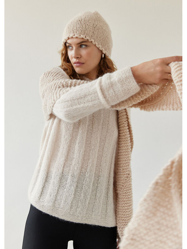 Lana Grossa LUE Ecopuno Chunky - Strikkeoppskrift (SE)