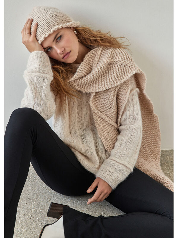 Lana Grossa XXL-SJAL Ecopuno Chunky - Strikkeoppskrift (SE)