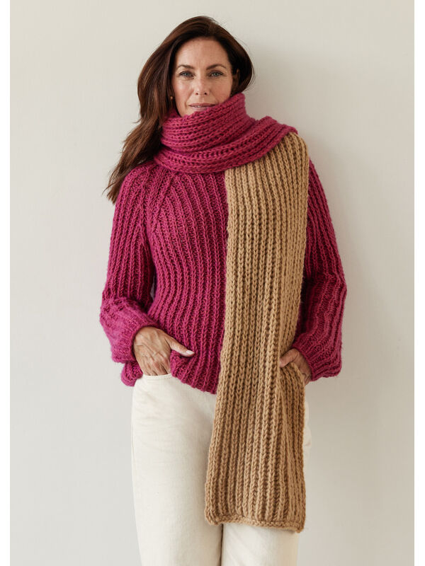 Lana Grossa SJAL Ecopuno Chunky - Strikkeoppskrift (SE)