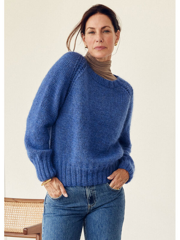 Lana Grossa GENSER New Classic & Silkhair - Strikkeoppskrift (DK)