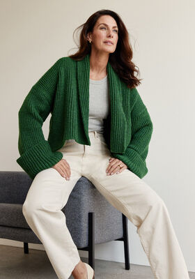 CARDIGAN Alta Moda Alpaca - Strikkeoppskrift (SE) fra Lana Grossa