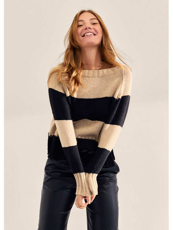 Lana Grossa PULLOVER Dodici - Strikkeoppskrift (SE)