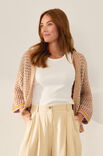 Lana Grossa CARDIGAN Cotton Wool & Elastico & Landlust Baumwolle - Strikkeoppskrift (SE)