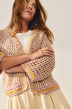 Lana Grossa CARDIGAN Cotton Wool & Elastico & Landlust Baumwolle - Strikkeoppskrift (SE)