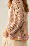 Lana Grossa CARDIGAN Cotton Wool & Elastico & Landlust Baumwolle - Strikkeoppskrift (SE)