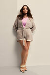 Lana Grossa CARDIGAN Cotton Wool - Strikkeoppskrift (SE)
